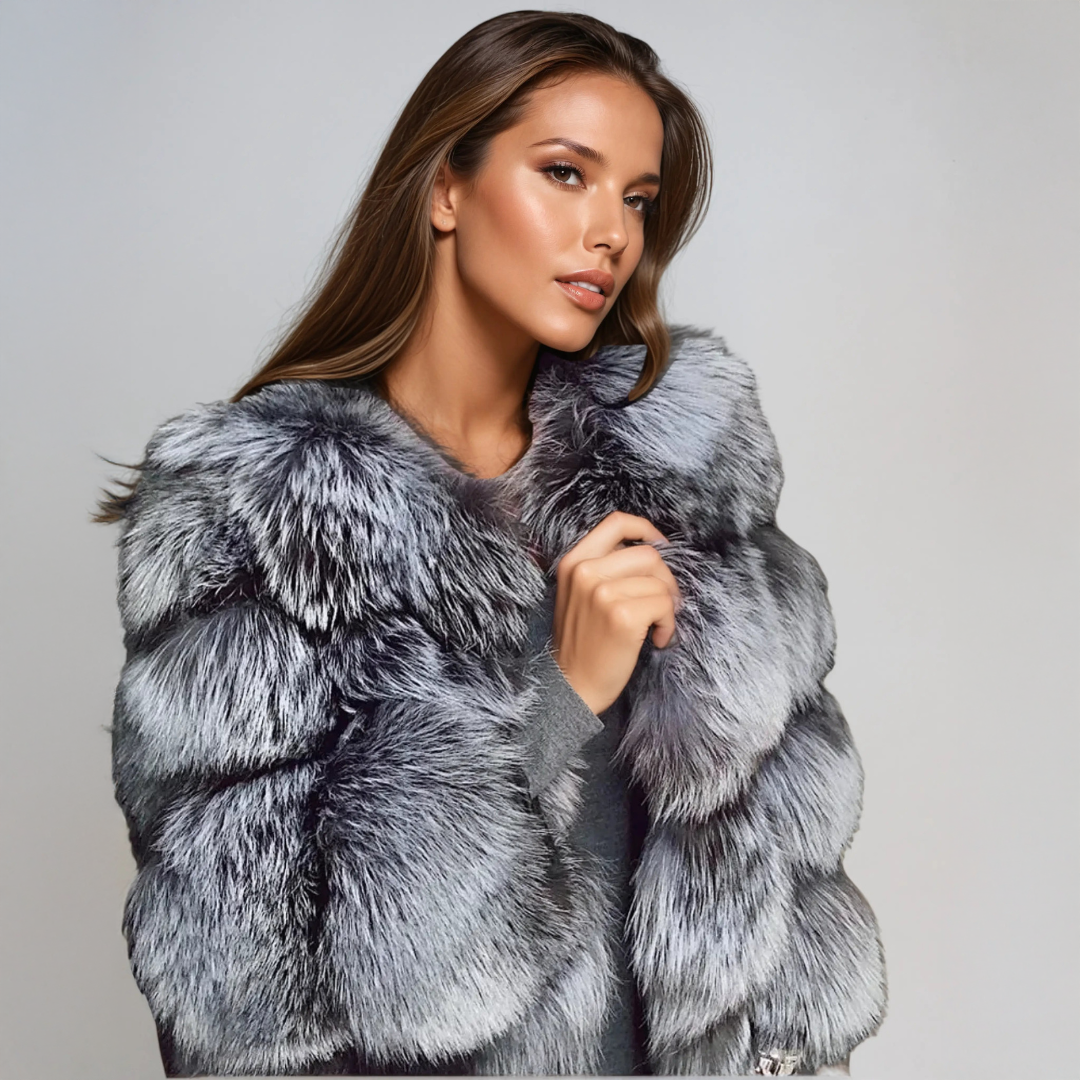 Darcy | Chic Faux Fur Jacket.