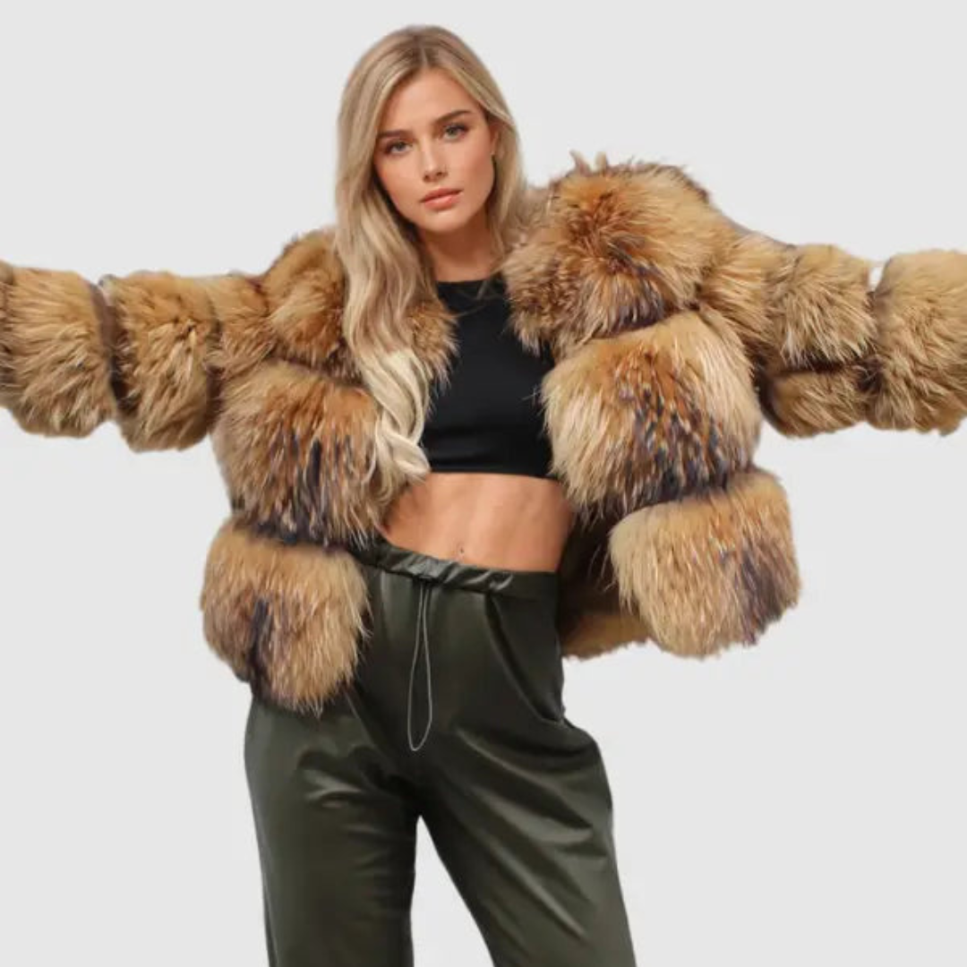 Darcy | Chic Faux Fur Jacket.