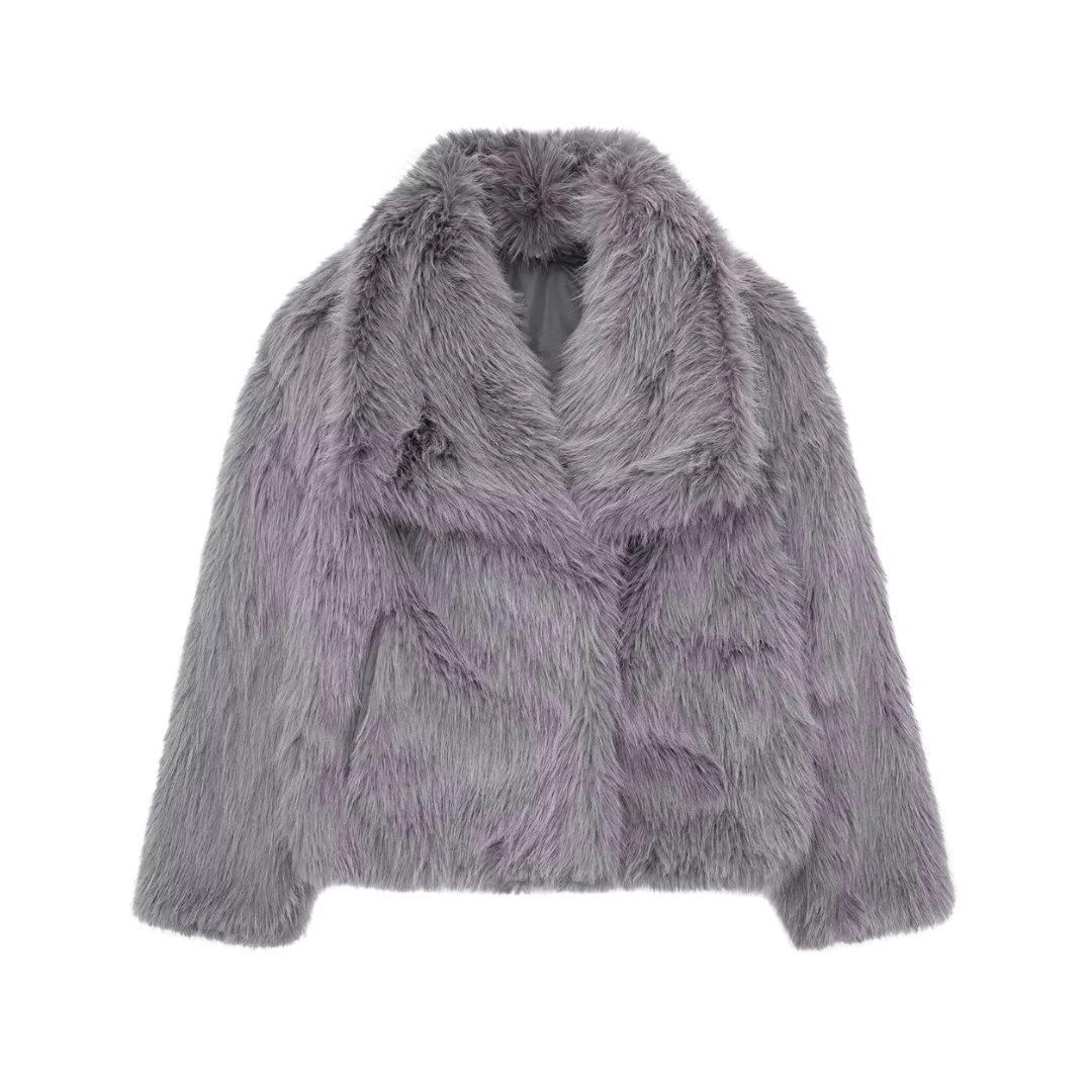 Sophie - Elegant Faux Fur Jacket – Chic, Warm & Timeless.