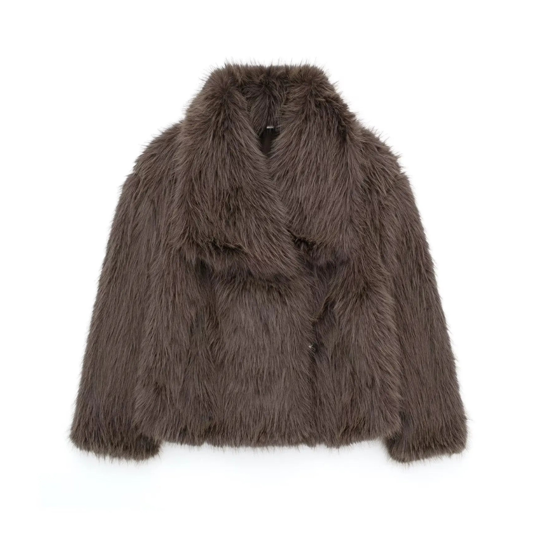 Sophie - Elegant Faux Fur Jacket – Chic, Warm & Timeless.