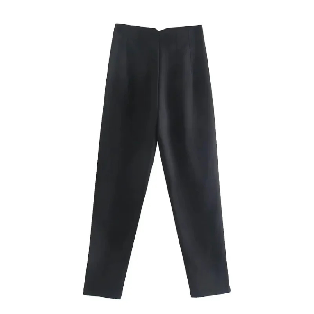 Isla - High-Waisted Tailored Trousers.