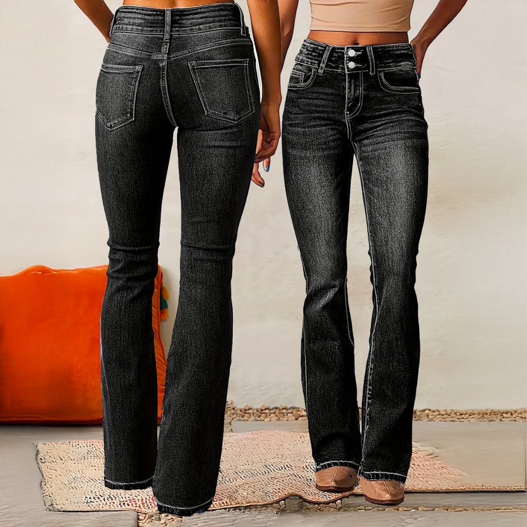 Grace - High-Flared Jeans.