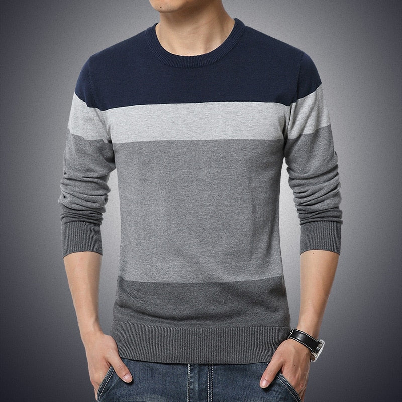 Alfie - Men's Boat Neckline Jumper.