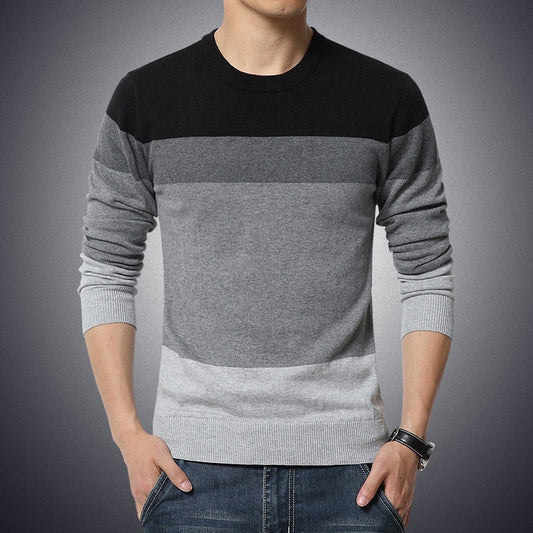 Alfie - Men's Boat Neckline Jumper.