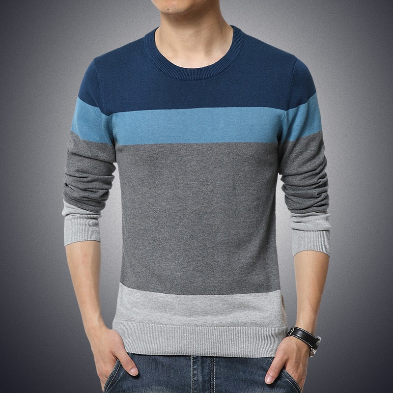 Alfie - Men's Boat Neckline Jumper.