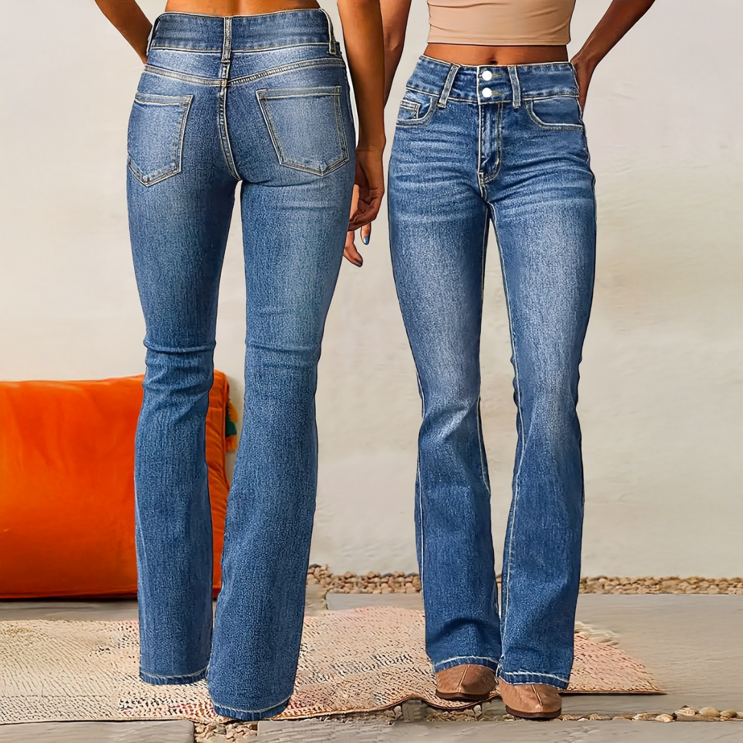 Grace - High-Flared Jeans.